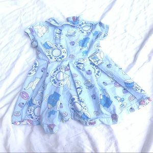 SWEETDIL BLUE GIRLS TEAPOT CUP DRESS SIZE 2T